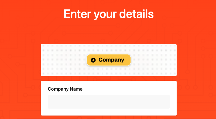 Enter info illustration